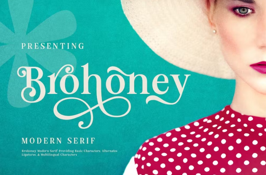 Free Brohoney Modern Serif Typeface Font Download