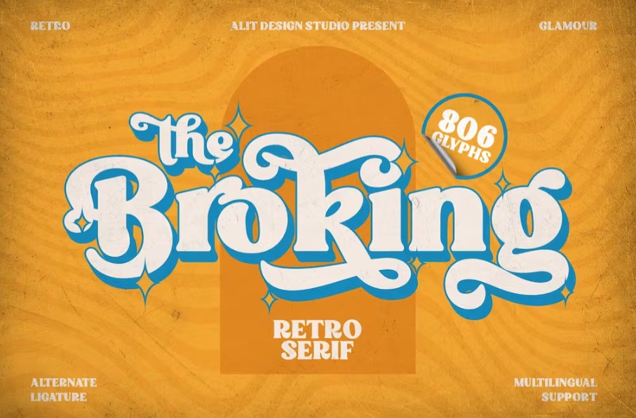 Free Broking Typeface Font Download