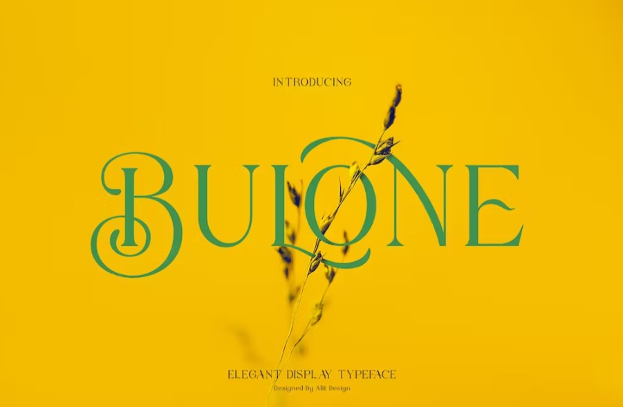 Free Bulone Typeface Font Download