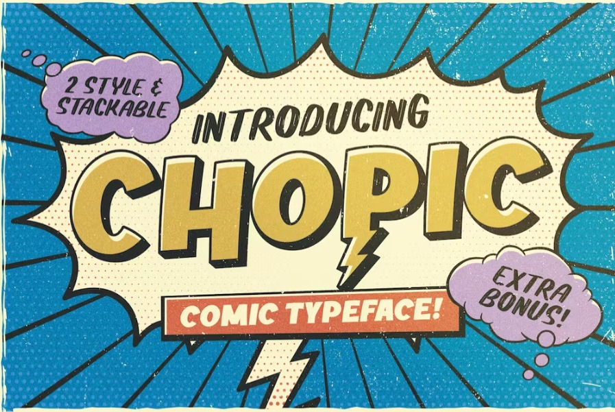 Free Chopic Typeface Font Download