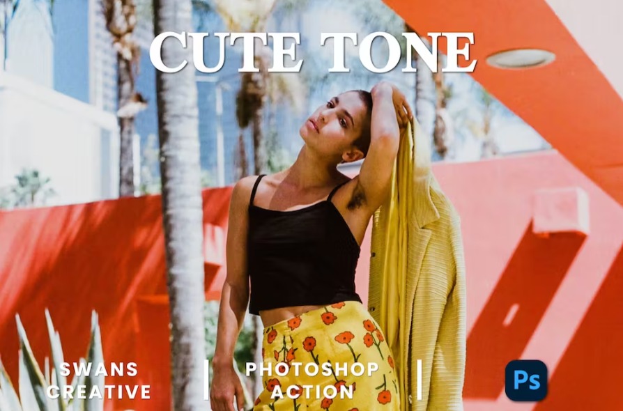 Free Cute Tone Photoshop Action Download