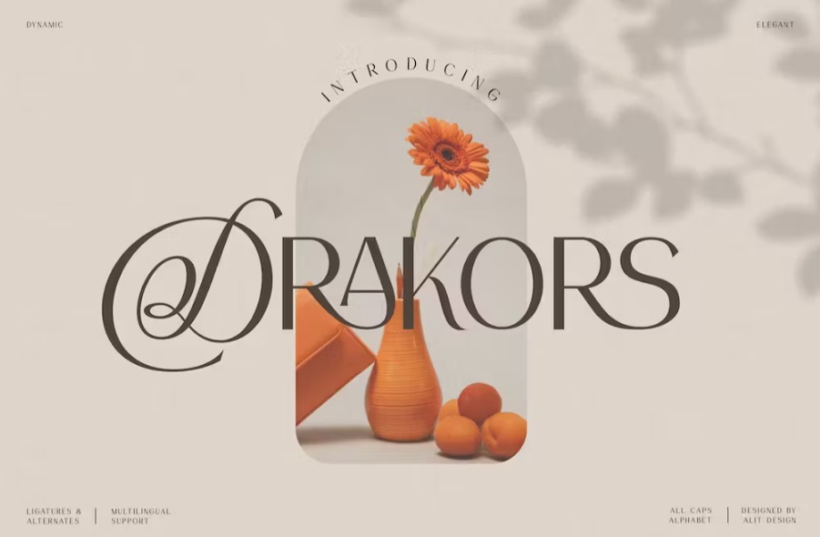 Free Drakors elegant Font Download