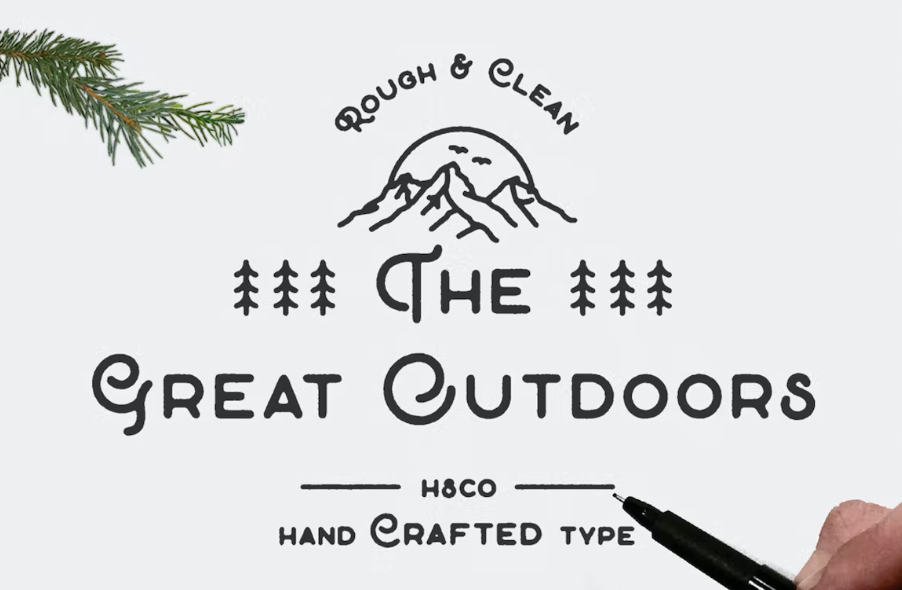 free The Great Outdoors Font