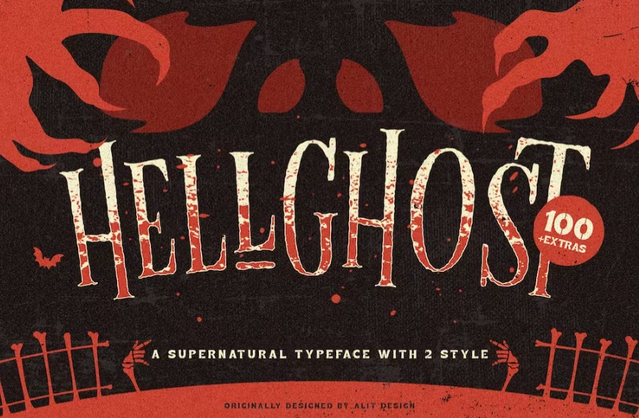 Free Hellghost Typeface Font Download