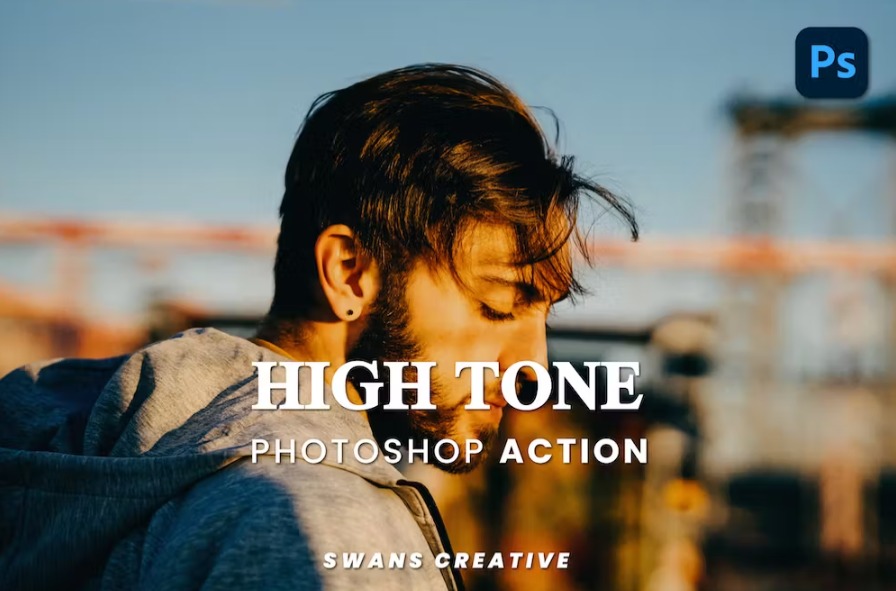 Free High Tone Photoshop Action Download