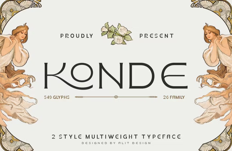 Free Konde Typeface Font Download