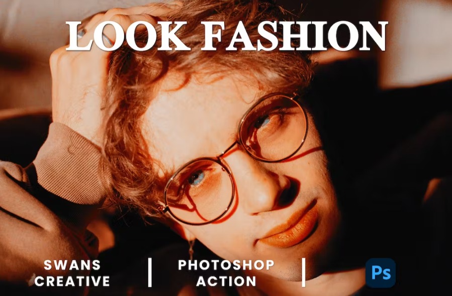 Free Look Fashion Photoshop Action Download