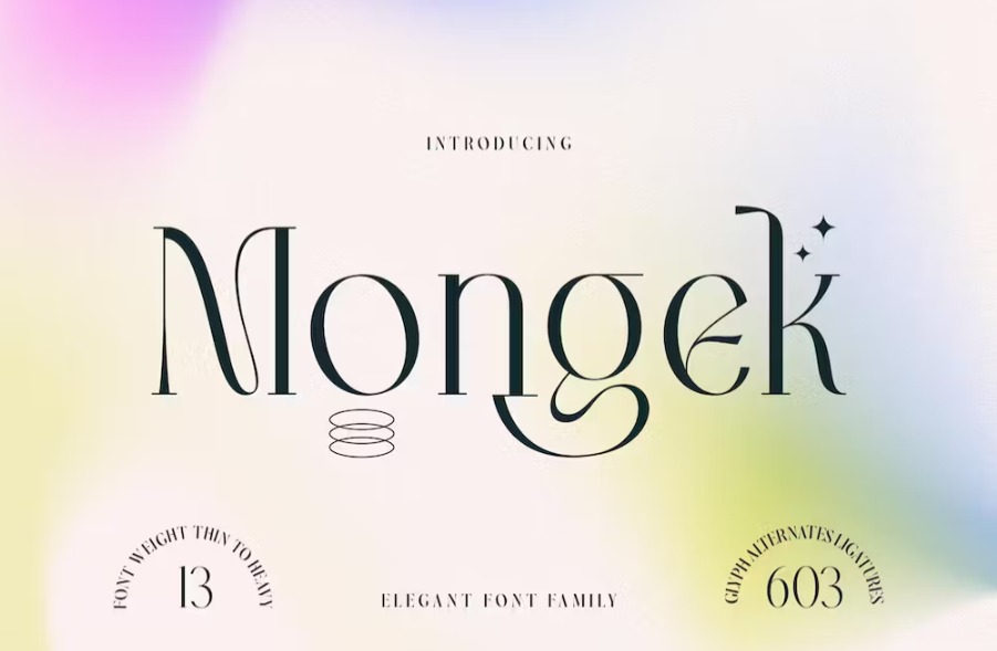 Free Mongek Typeface Font Download