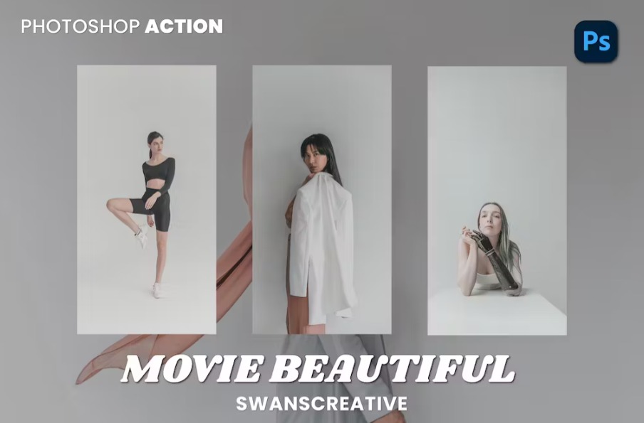 Free Movie Beautiful Photoshop Action Download