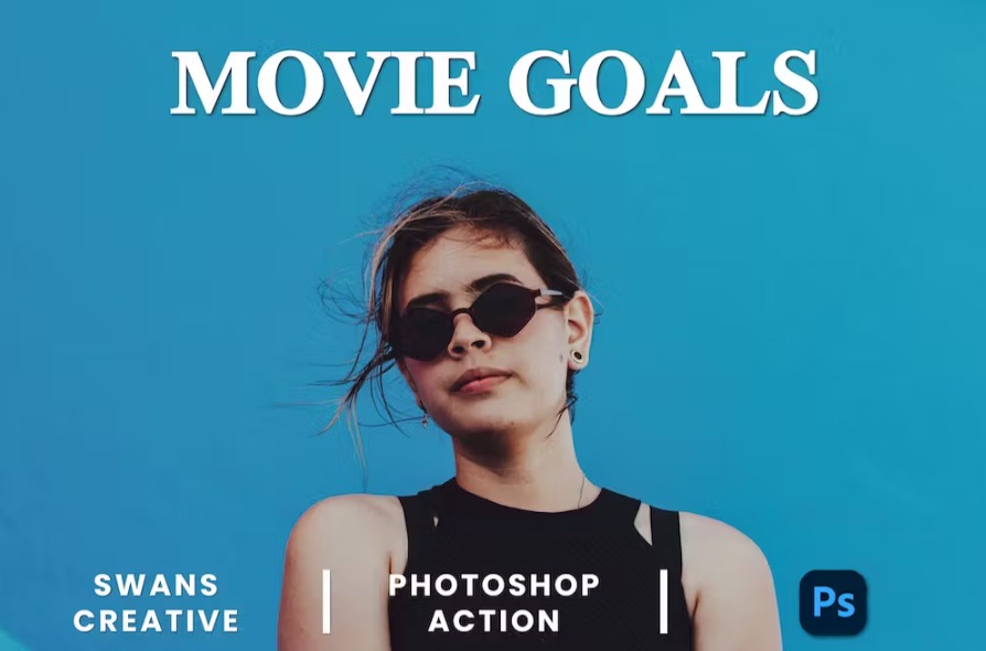 Free Movie Goals Photoshop Action Download