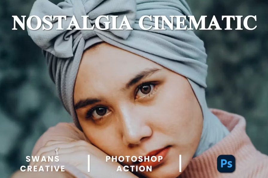 Free Nostalgia Cinematic Photoshop Action Download