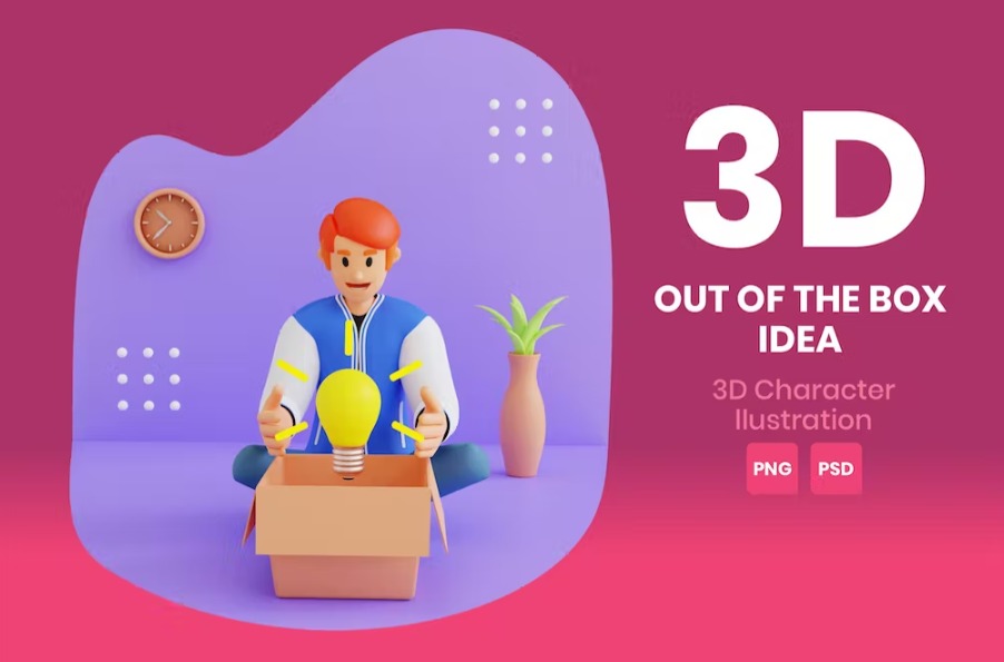 Free Out Of The Box 3D Character Template Download