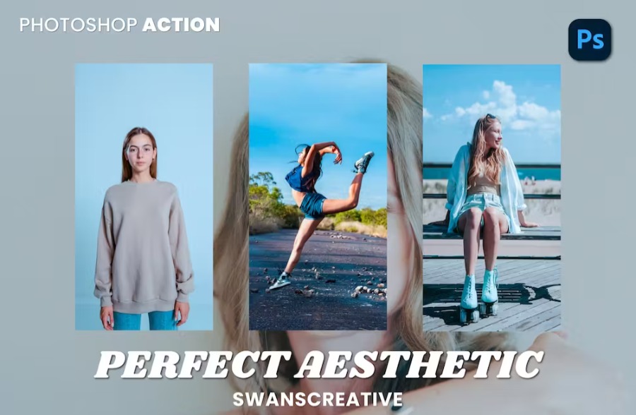 Free Perfect Aesthetic Photoshop Action Download