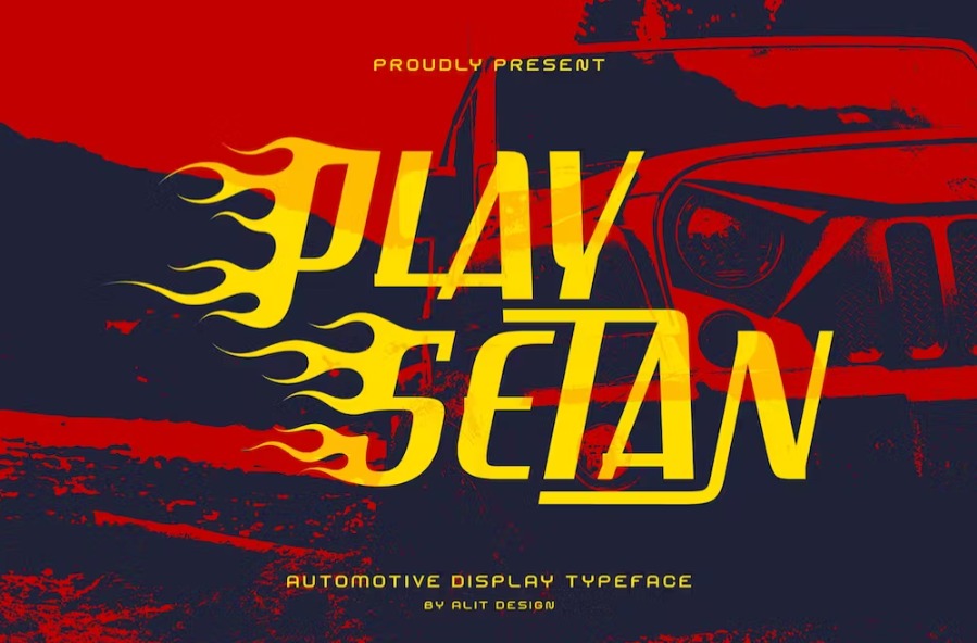 Free Play Setan Typeface Font Download