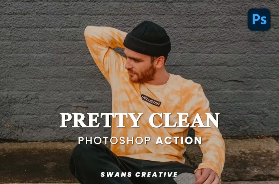 Free Pretty Clean Photoshop Action Download