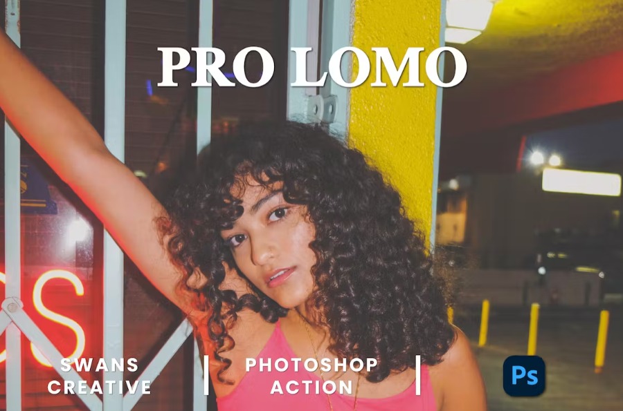 Free Pro Lomo Photoshop Action Download