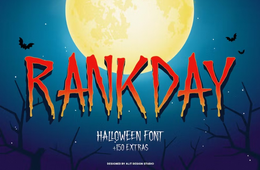 Free Rankday Halloween Font Plus Bonus Font Download