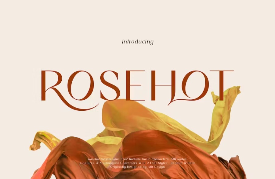 Free Rosehot Typeface Font Download