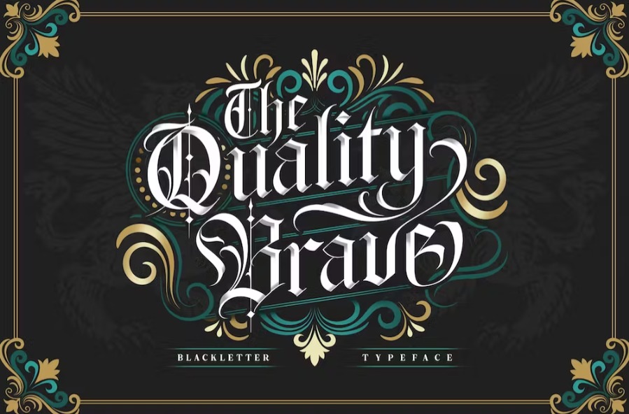 Free The Quality Brave Typeface font Download