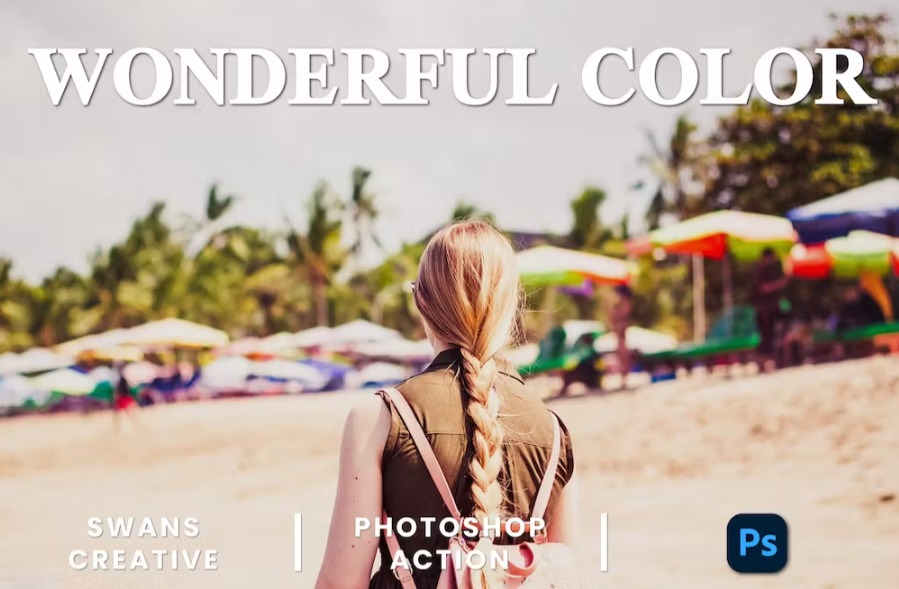 Free Wonderful Color Photoshop Action Download