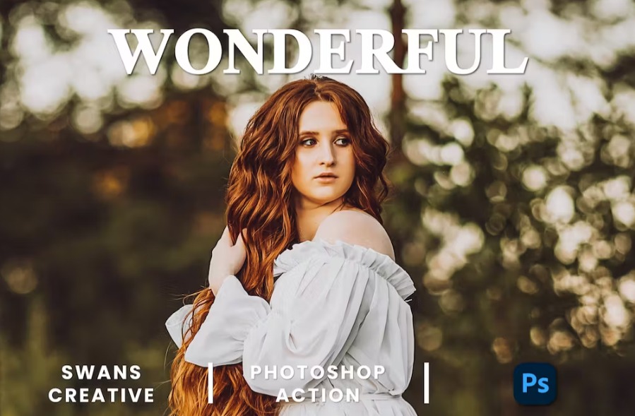 Free Wonderful Photoshop Action Download