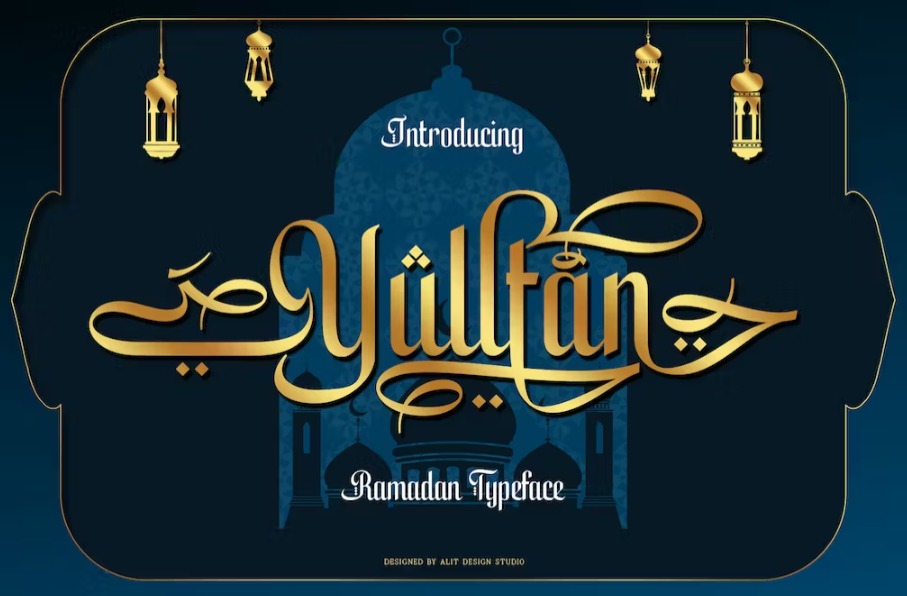 Free Yulltan Ramadan Typeface font Download